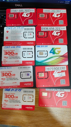 Sim viettel số đẹp 590k
