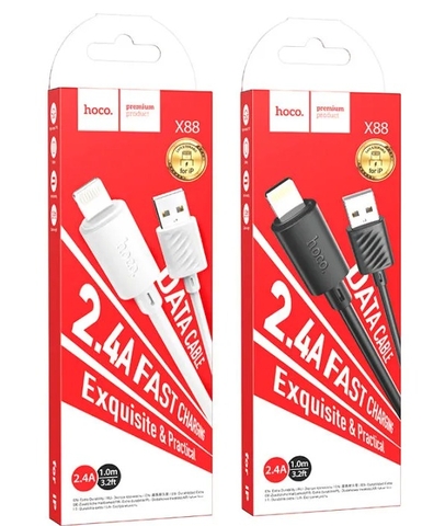 Cáp sạc Usb-Lighting nhanh HOCO X88