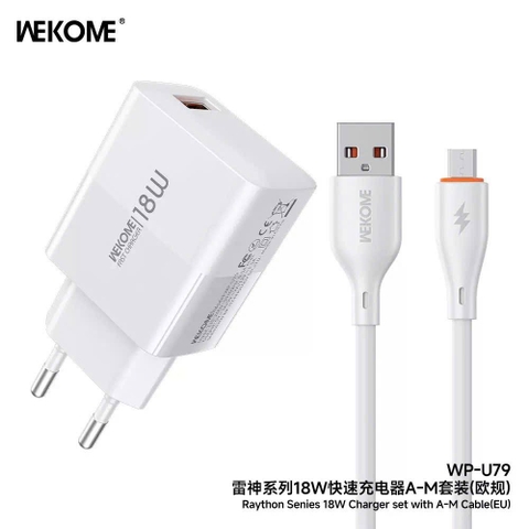 Bộ sạc Usb-Micro Wekome U79