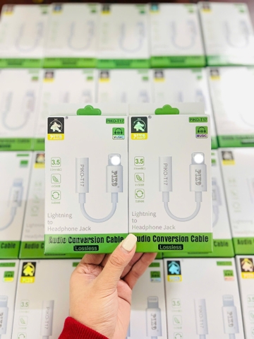 Cáp chuyển Piko T17 Lighting ra cắm tròn 3.5