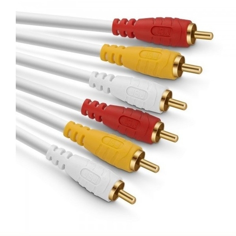 Cáp loa AV 3 ra 3 đầu bông sen Arigato 1,8m