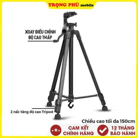 Gậy Tripod 3 chân 3366 cao 150cm