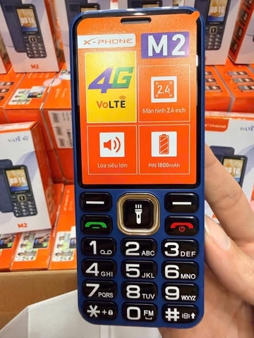 Điện thoại Xfone M2 auto 4G Mh 2.4in