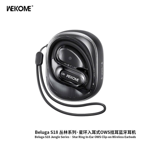 Tai nghe Bluetooth Wekome Beluga S18 móc tai thể thao 1 tai
