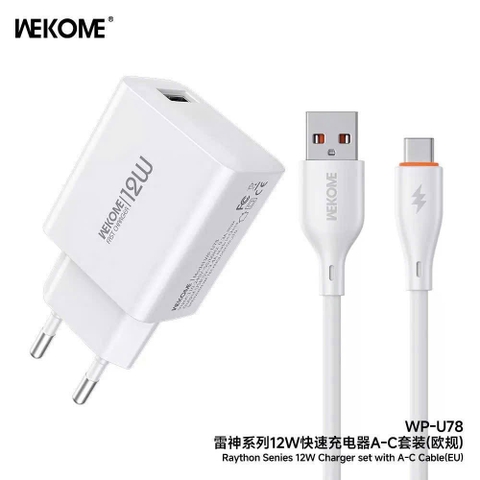 Bộ sạc Usb-TypeC Wekome WP-U78 12w