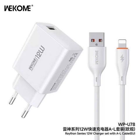 Bộ sạc Usb-Lighting Wekome WP-U78 12w