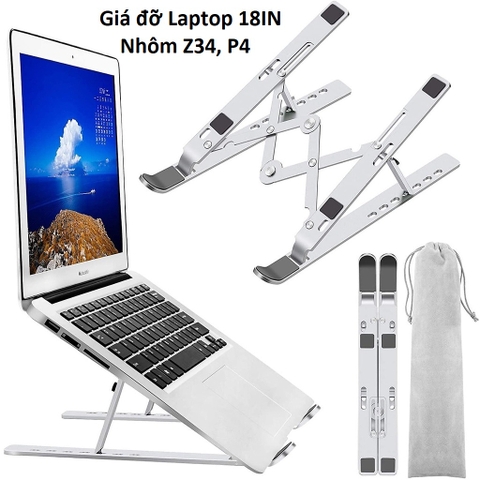 Giá đỡ Laptop chử X to 18 IN Nhôm Z34, P4