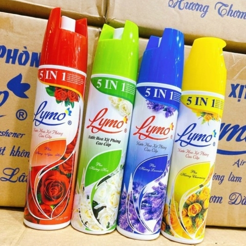 Nước Hoa Xịt Phòng Cao Cấp Lymo 5in1 mùi inbox hoặc ngẫu nhiên