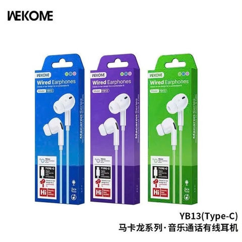 Tai nghe dây TypeC Wekome YB13 TypeC
