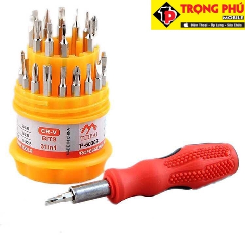 Bộ tua vít tròn 31 đầu tiện dụng