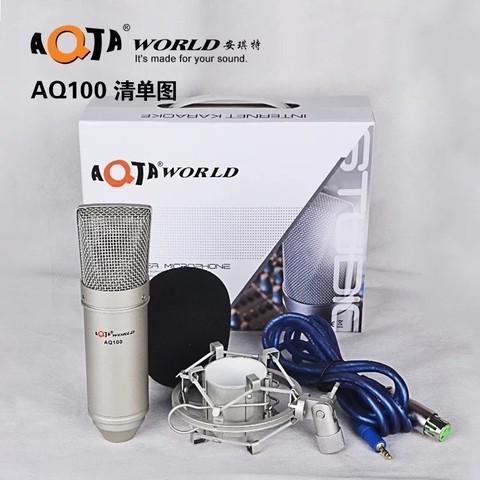 Mic Thu Âm Aqta AQ-100 - Vàng