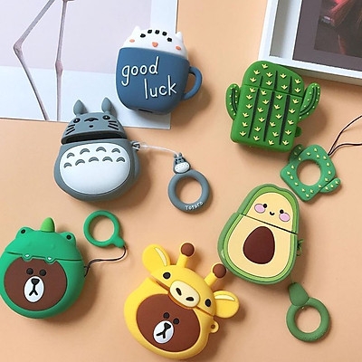 Ốp, Bao đựng Airpod 4 hình thú