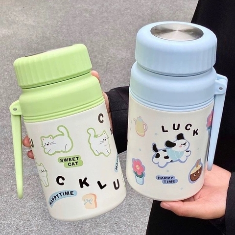 Bình nước Giữ Nhiệt Lucky Hoạt Hình 1000ml