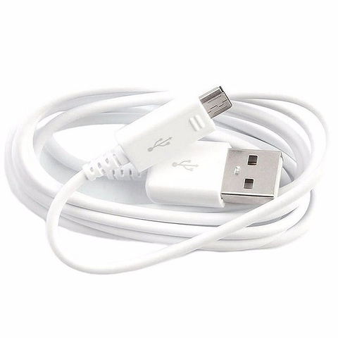 Cáp sạc USB-Micro trắng cho Samsung
