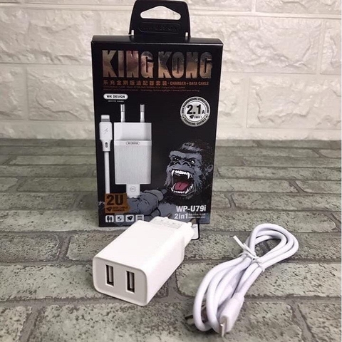 Bộ sạc Usb-Lighting Wekome U79
