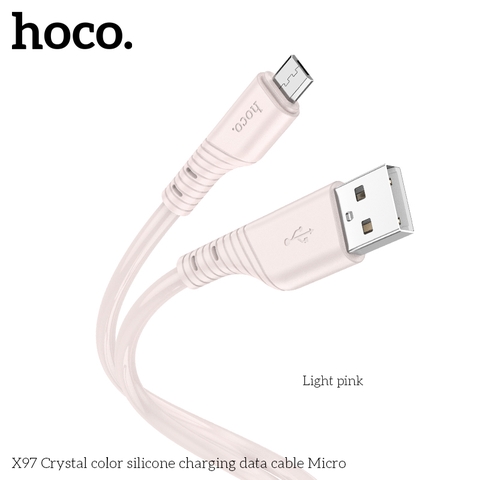 Cáp sạc Usb-Micro Hoco silicone X97