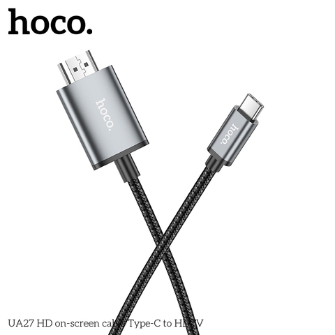 Cáp chuyển màn hình điện thoại lên tivi TypeC-HDMI Hoco UA27