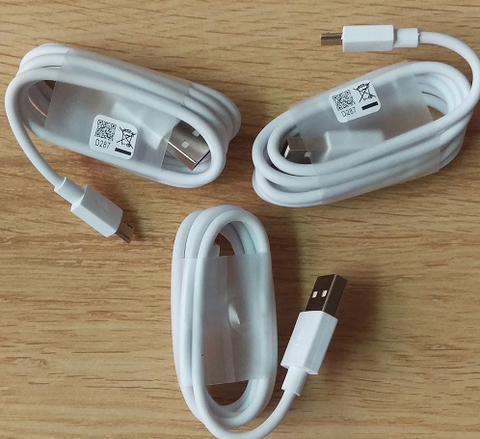 Cáp sạc Usb-Micro oppo trắng
