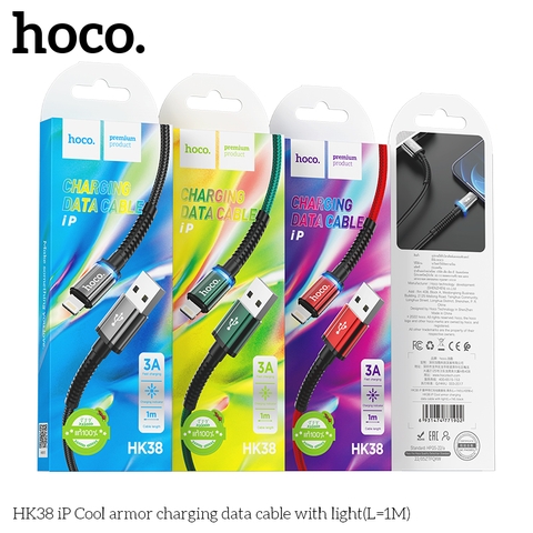 Cáp sạc Usb-Lighting Hoco HK38 1m