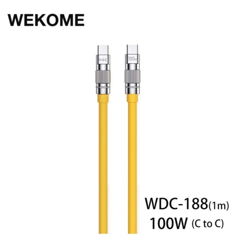 Cáp sạc TypeC-TypeC 100W WEKOME WDC-188 (2 đầu TypeC)