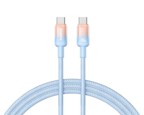 Cáp sạc TypeC-TypeC Baseus Discolor