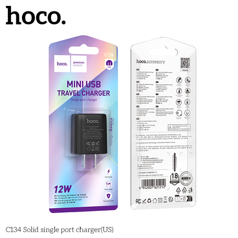 Cốc sạc USB Hoco c134/C134A