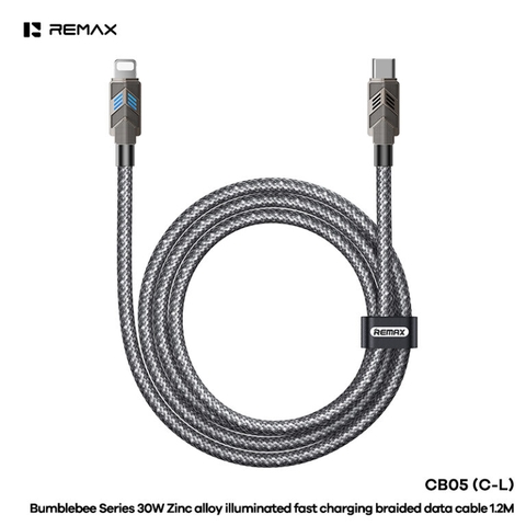 Cáp TypeC-Lighting Remax CB05 30w