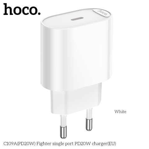 Cốc sạc TypeC Hoco C109/C109A 20w 1 cổng