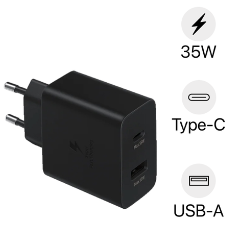 Cốc sạc 2 cổng 1U1C TA-S22 35w