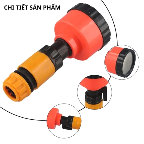 Đầu Vòi Phun Mưa Áp Lực Có Van Khóa Nước
