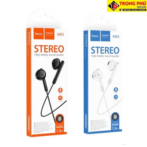 Tai nghe dây Đầu tròn Hoco M93 Xịn