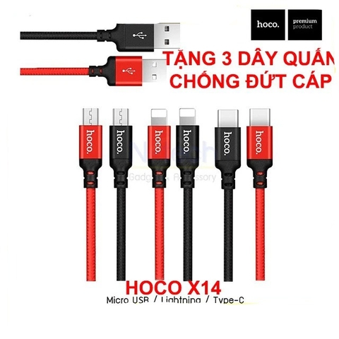 Cáp sạc Usb-Lighting HOCO X14