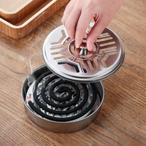 Khay Đựng Nhang Muỗi Thân Thấp