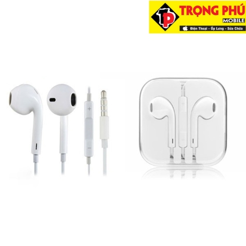 Tai nghe dây đầu tròn Tr-30k cho Ip 5,6 - Đầu tròn