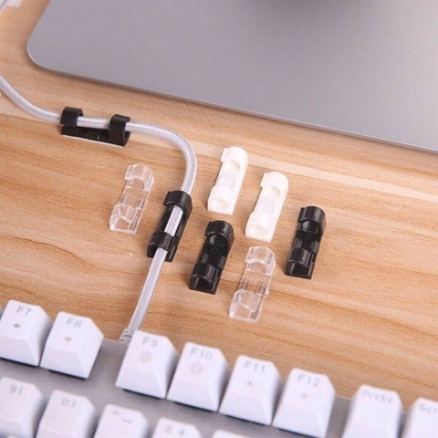 Vỉ 20 Nút Giữ Cố định Dây điện, Dây Cáp Sạc
