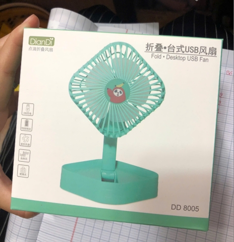 Quạt mini cầm tay có đế DD 8005