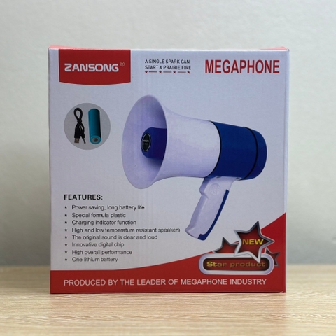 Loa phát thanh nén ZANSONG ZS19-004, ghi âm, USB, 1 Pin