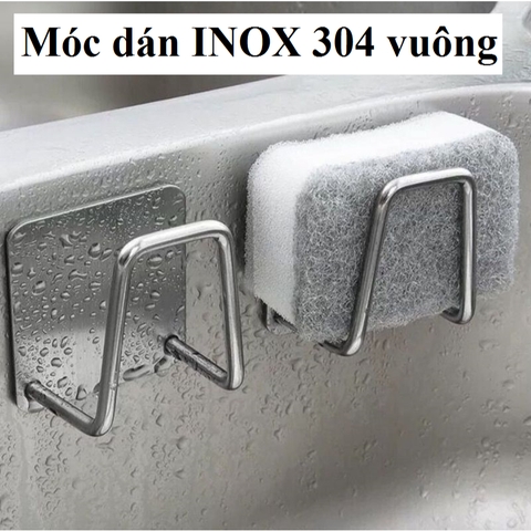 Móc Dán INOX 304 Vuông.