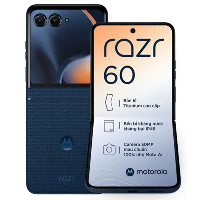 Motorola razr 60 nắp gập mới chính hãng