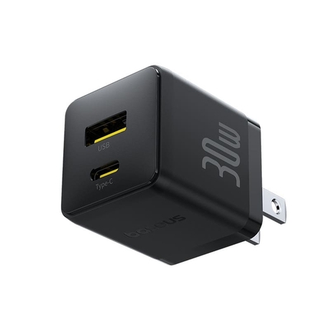 Cốc sạc 2 cổng Baseus Palm Fast Charger C+U 30W