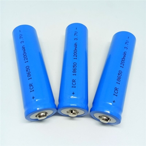 Pin 3,7V, 4v2 18650 Lớn (Đầu nhọn) thay sạc dự phòng, quạt, đèn, loa mini ...