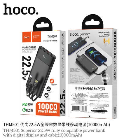 Sạc dự phòng Hoco THM501 10.000mah