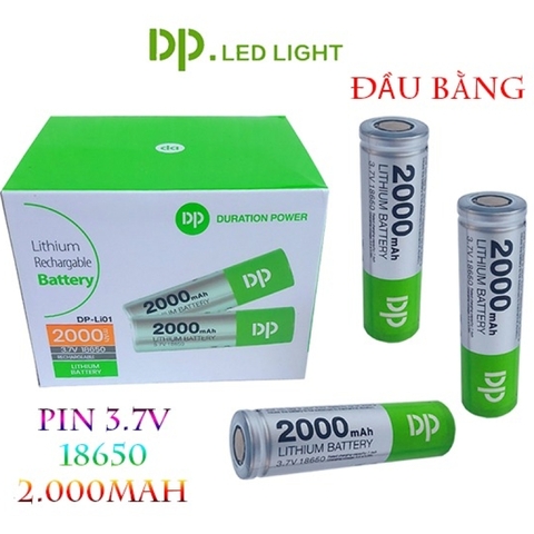 Pin Sạc 3v7 18650 DP 2.000mah