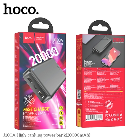 Sạc dự phòng Hoco J100A 20.000mah