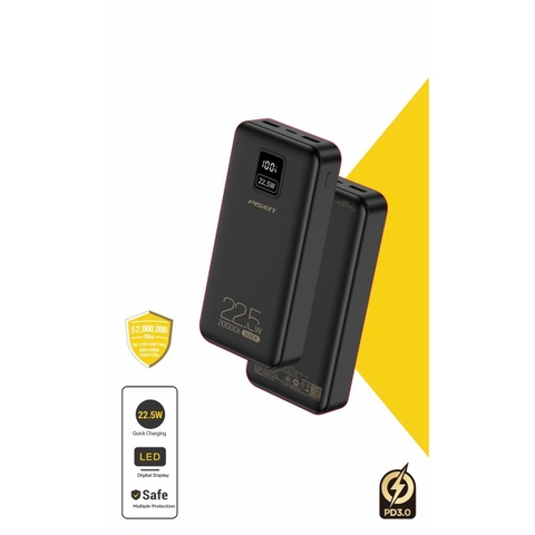 Sạc dự phòng Pisen TP-D194 Power Cube 22.5W 20000mAh