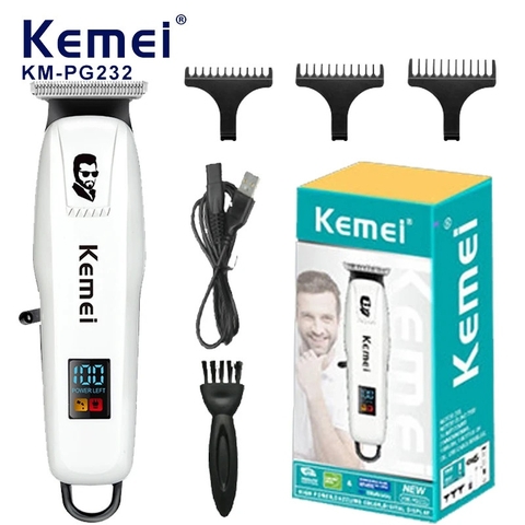 Tông Đơ Căt Tóc LCD Kemei KM-232. CG 1