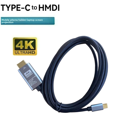 Cáp chuyển typeC ra Hdmi đực dài 1,8m