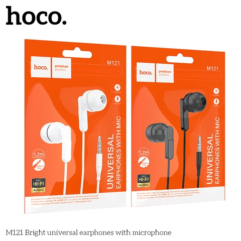 Tai nghe dây đầu tròn Hoco M121