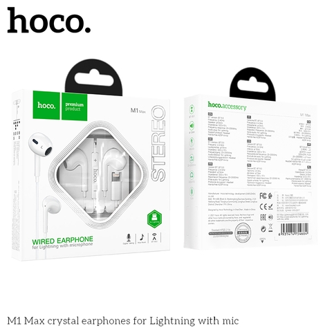 Tai nghe dây đầu Lighting Hoco M1 Max