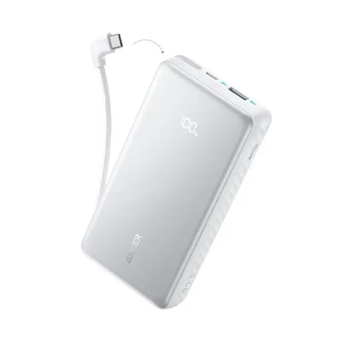 Sạc dự phòng Anker Zolo 2C1A 22.5W 20000mah (Built-In USB-C Cable) A110E